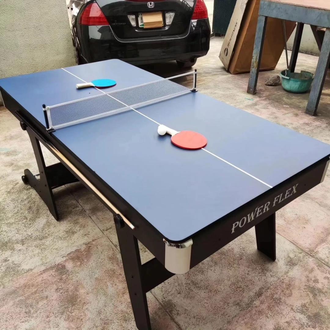 2in1 6ft Snookers board & table tennis with accessories - ₦550k